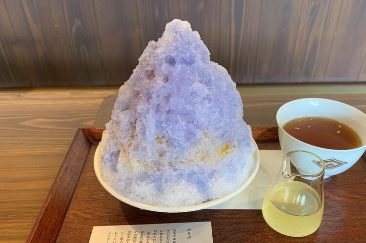かき氷 若紫(紫の上) 青色
