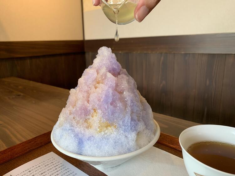 かき氷 若紫(紫の上) 紫色